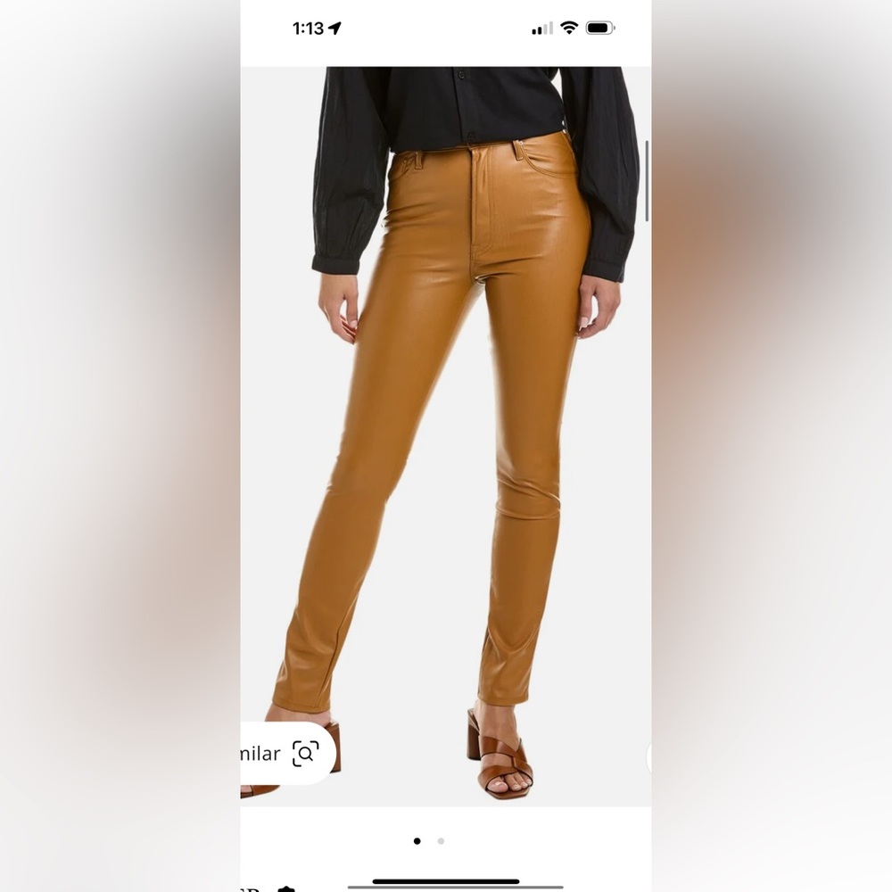 MOTHER High-Waist Rail Skimp Cashew Skinny Jean